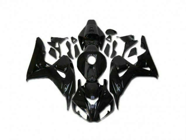 Noir Brillant Carénages Moto Honda CBR 1000 RR 06-07 Noir Brillant Carénages Moto Honda CBR 1000 RR 06-07