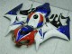Bleu Blanc Carénage Moto Honda CBR 1000 RR 06-07 Bleu Blanc Carénage Moto Honda CBR 1000 RR 06-07
