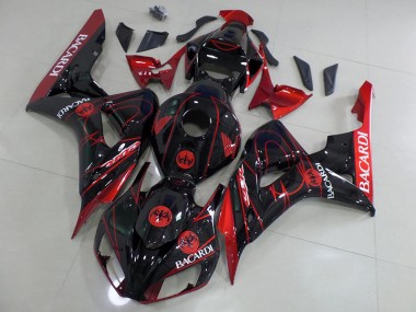 Meilleur Noir Bacardi Carénage Moto Honda CBR 1000 RR 06-07
