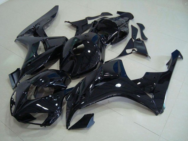 Noir Brillant Carénage Moto Honda CBR 1000 RR 06-07 Noir Brillant Carénage Moto Honda CBR 1000 RR 06-07