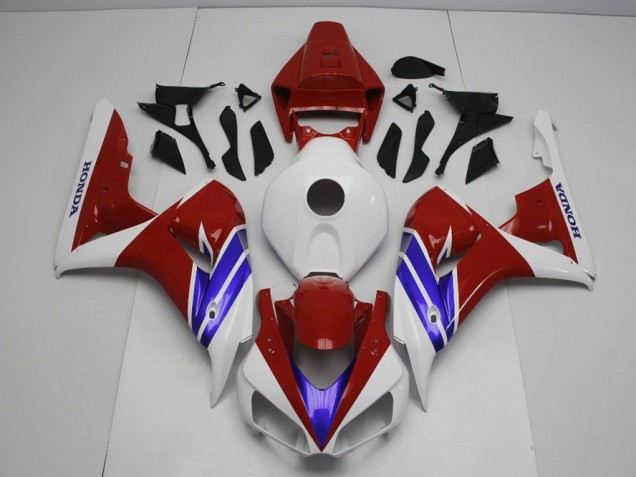 Bleu Rouge et Blanc Carénage Moto Honda CBR 1000 RR 06-07 Bleu Rouge et Blanc Carénage Moto Honda CBR 1000 RR 06-07