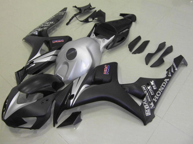 Noir Mat Argent Carénage Moto Honda CBR 1000 RR 06-07 Noir Mat Argent Carénage Moto Honda CBR 1000 RR 06-07