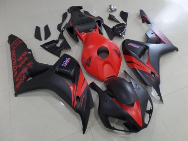 Meilleur Rouge et Noir Mat Carénage Moto Honda CBR 1000 RR 06-07