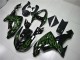 Noir Vert Flamme Carénage Moto Kawasaki ZX10R 06-07