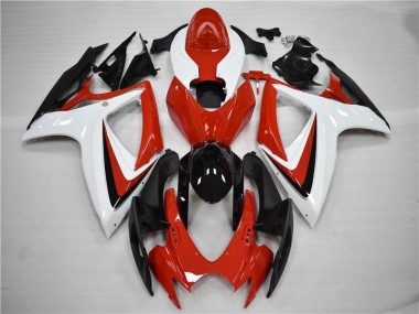 Meilleur Rouge Noir Carénages Moto Suzuki GSXR 600 / 750 K6 06-07