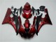 Rouge Noir Carénages Moto Yamaha R6 06-07 Rouge Noir Carénages Moto Yamaha R6 06-07