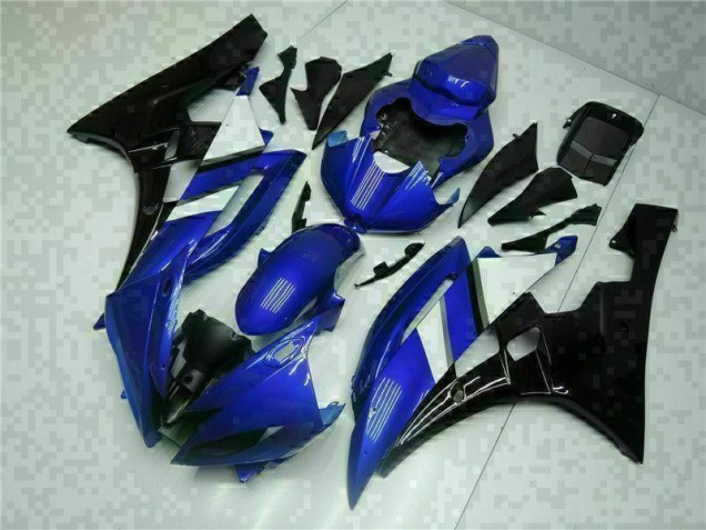 Bleu Noir Kit Carénages Motos & Plastique Yamaha R6 06-07 Bleu Noir Kit Carénages Motos & Plastique Yamaha R6 06-07