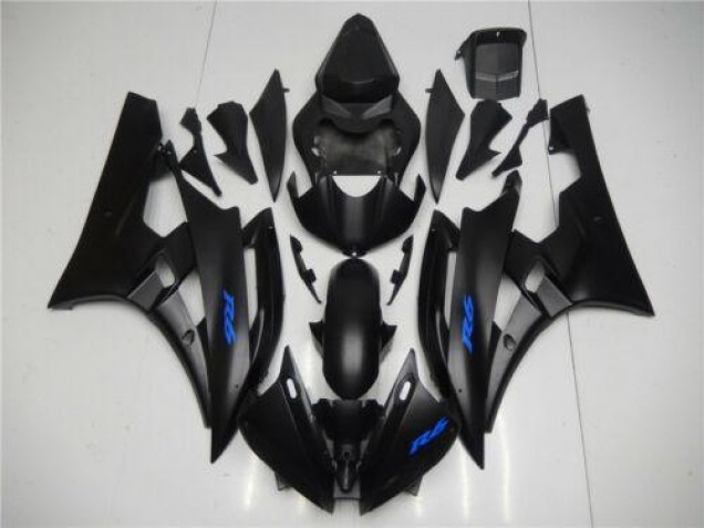 Noir Bleu Carénage Moto Yamaha R6 06-07 Noir Bleu Carénage Moto Yamaha R6 06-07