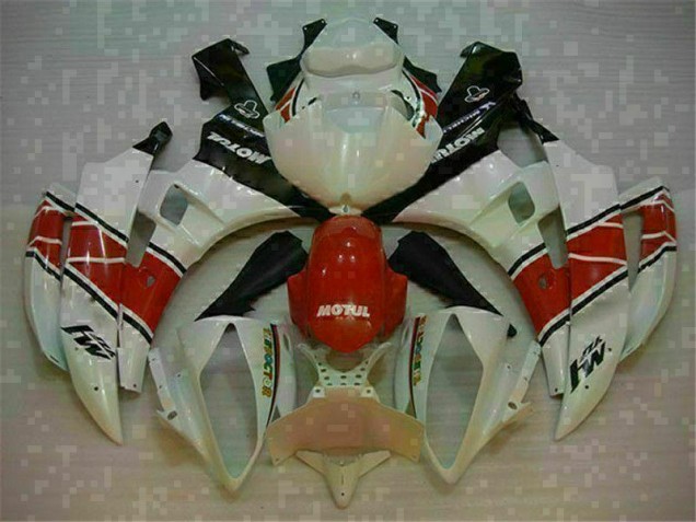 Rouge Blanc Carénages Moto & Carrosserie Yamaha R6 06-07 Rouge Blanc Carénages Moto & Carrosserie Yamaha R6 06-07
