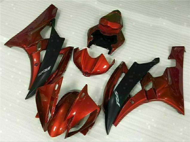 Rouge Carénage Moto Yamaha R6 06-07 Rouge Carénage Moto Yamaha R6 06-07