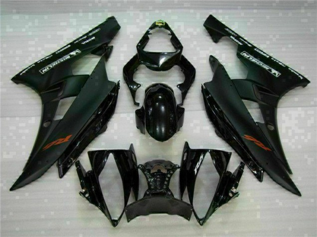 Noir Kit Carénages Motos Complet Yamaha R6 06-07 Noir Kit Carénages Motos Complet Yamaha R6 06-07