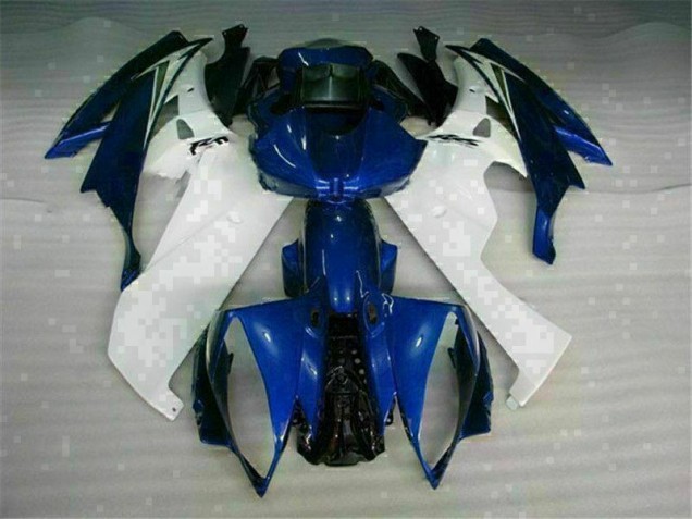 Blanc Bleu Carrosserie Moto Yamaha R6 06-07 Blanc Bleu Carrosserie Moto Yamaha R6 06-07