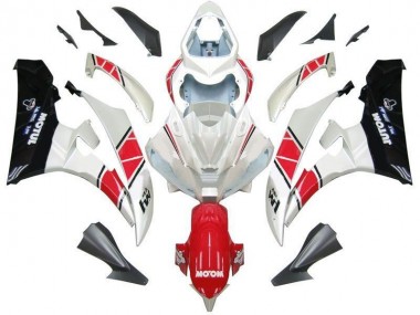 Meilleur Blanc Rouge Noir Carénage Moto Yamaha R6 06-07