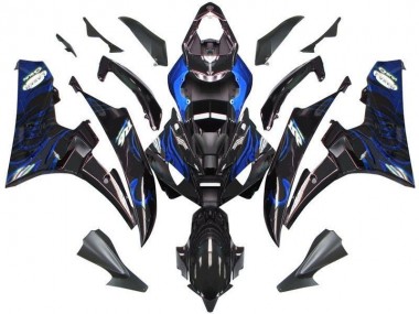 Meilleur Noir Bleu Flamme Carénage Moto Yamaha R6 06-07