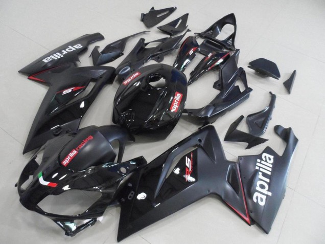 Noir et Noir Mat Carénage Moto Aprilia RS 125 06-11 Noir et Noir Mat Carénage Moto Aprilia RS 125 06-11