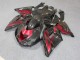 Noir Rouge Carénages Moto Kawasaki ZX14R ZZR 1400 06-11 Noir Rouge Carénages Moto Kawasaki ZX14R ZZR 1400 06-11