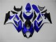 Bleu Blanc Noir Carénage Moto Suzuki GSXR 1000 K7 07-08 Bleu Blanc Noir Carénage Moto Suzuki GSXR 1000 K7 07-08