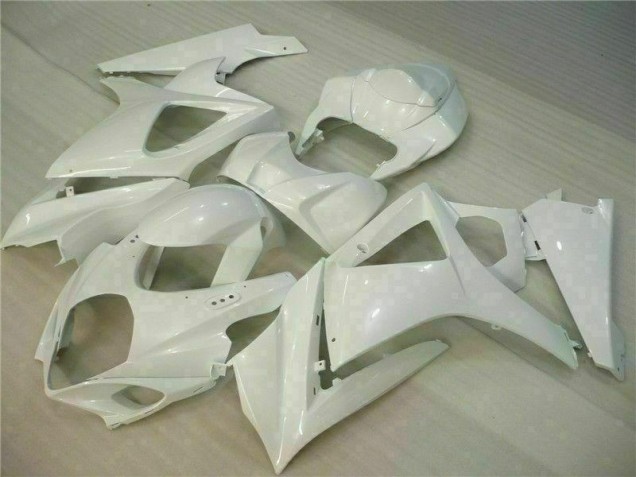 Blanc Carénage Moto Suzuki GSXR 1000 K7 07-08 Blanc Carénage Moto Suzuki GSXR 1000 K7 07-08