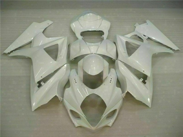 Blanc Carénage Moto Suzuki GSXR 1000 K7 07-08 Blanc Carénage Moto Suzuki GSXR 1000 K7 07-08