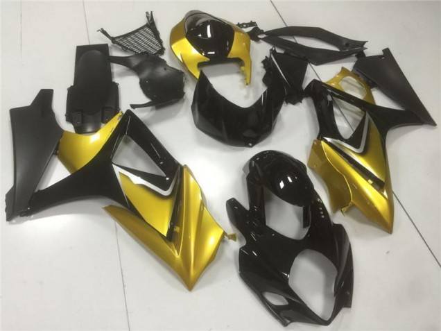 Or Noir Carénages Moto Suzuki GSXR 1000 K7 07-08 Or Noir Carénages Moto Suzuki GSXR 1000 K7 07-08