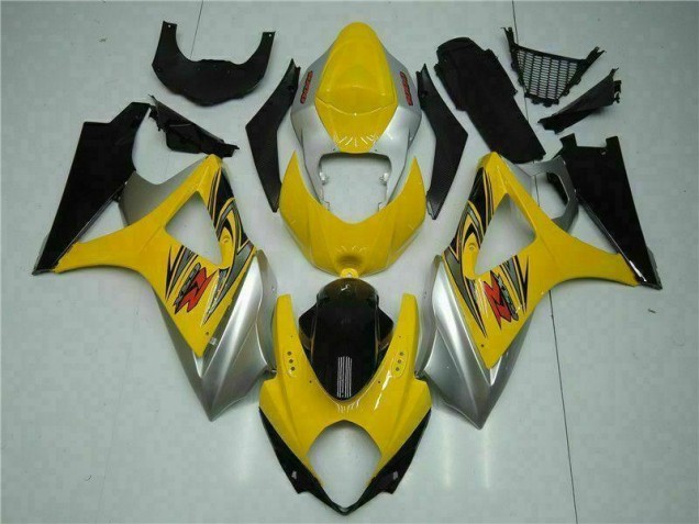 Jaune Carrosserie Moto Suzuki GSXR 1000 K7 07-08 Jaune Carrosserie Moto Suzuki GSXR 1000 K7 07-08