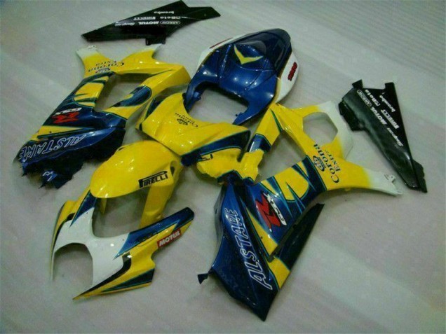 Jaune Carénages Moto Suzuki GSXR 1000 K7 07-08 Jaune Carénages Moto Suzuki GSXR 1000 K7 07-08