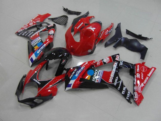 Rouge Carénage Moto Suzuki GSXR 1000 K7 07-08 Rouge Carénage Moto Suzuki GSXR 1000 K7 07-08