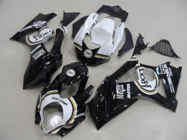 Meilleur Noir Lucky Strike Carénage Moto Suzuki GSXR 1000 K7 07-08