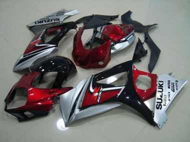 Meilleur Rouge Noir Argent Carénages Moto Suzuki GSXR 1000 K7 07-08