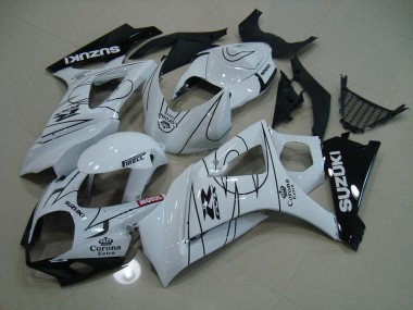 Meilleur Blanc Corona Carénage Moto Suzuki GSXR 1000 K7 07-08