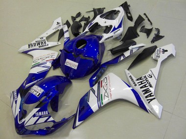 Meilleur Blanc Bleu Tri Colour Carénage Moto Yamaha R1 07-08