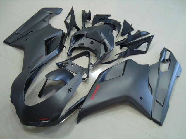 Noir Mat Carénage Moto Ducati 848 1098 1198 07-14 Noir Mat Carénage Moto Ducati 848 1098 1198 07-14