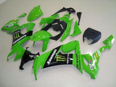 Meilleur Vert Monster Carénages Moto Kawasaki ZX10R 08-10