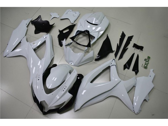 Brillant Blanc Carénage Moto Suzuki GSXR 600 / 750 K8 08-10 Brillant Blanc Carénage Moto Suzuki GSXR 600 / 750 K8 08-10