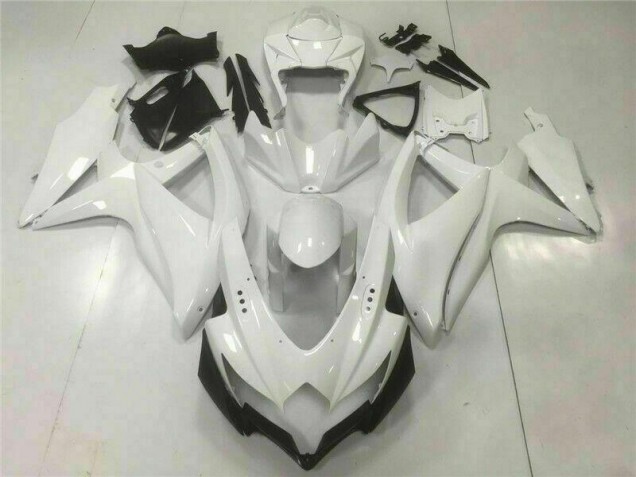 Blanc Carrosserie Moto Suzuki GSXR 600 / 750 K8 08-10 Blanc Carrosserie Moto Suzuki GSXR 600 / 750 K8 08-10