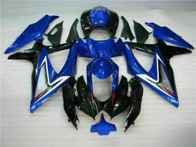 Bleu Noir Carrosserie Moto Suzuki GSXR 600 / 750 K8 08-10 Bleu Noir Carrosserie Moto Suzuki GSXR 600 / 750 K8 08-10