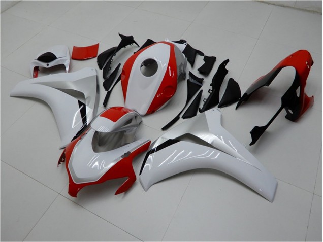 Blanc Rouge Carénage Moto Honda CBR 1000 RR 08-11 Blanc Rouge Carénage Moto Honda CBR 1000 RR 08-11