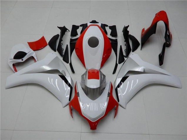Blanc Rouge Carénage Moto Honda CBR 1000 RR 08-11 Blanc Rouge Carénage Moto Honda CBR 1000 RR 08-11