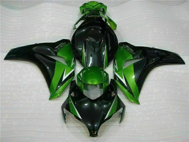 Vert Noir Carénage Moto Honda CBR 1000 RR 08-11 Vert Noir Carénage Moto Honda CBR 1000 RR 08-11