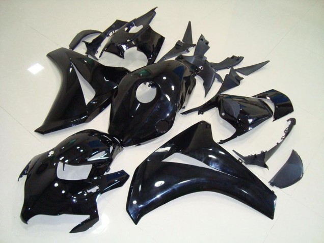 Noir Brillant Carénage Moto Honda CBR 1000 RR 08-11 Noir Brillant Carénage Moto Honda CBR 1000 RR 08-11