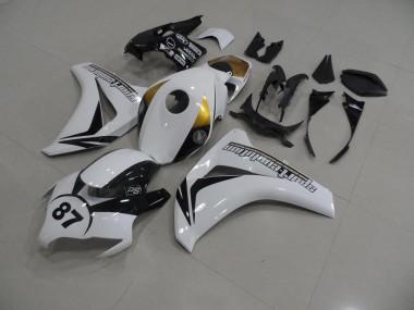 Meilleur Blanc et Noir 87 Carénage Moto Honda CBR 1000 RR 08-11