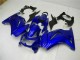 Brillant Bleu Carénage Moto Kawasaki EX250 08-12 Brillant Bleu Carénage Moto Kawasaki EX250 08-12