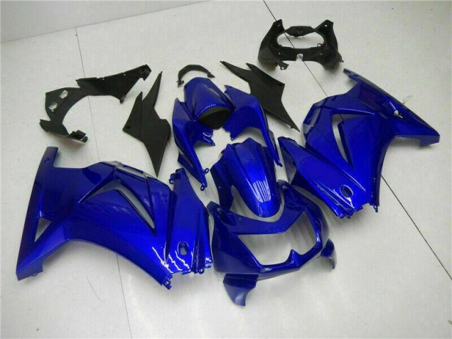 Brillant Bleu Carénage Moto Kawasaki EX250 08-12 Brillant Bleu Carénage Moto Kawasaki EX250 08-12