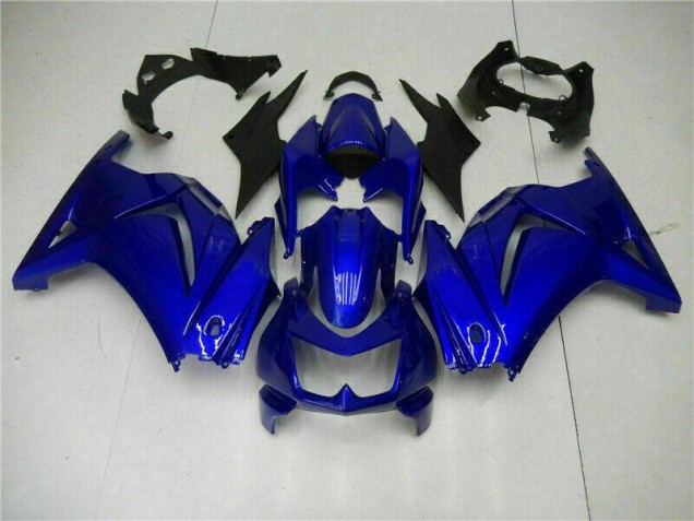 Brillant Bleu Carénage Moto Kawasaki EX250 08-12 Brillant Bleu Carénage Moto Kawasaki EX250 08-12