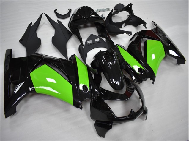 Noir Vert Carénages Moto Kawasaki EX250 08-12