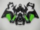 Noir Vert Carénages Moto Kawasaki EX250 08-12