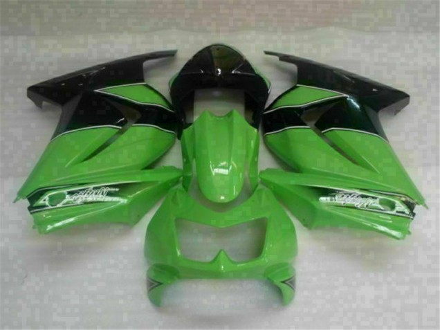 Vert Noir Kit Carénages Motos Complet Kawasaki EX250 08-12
