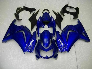 Meilleur Bleu Noir Blanc Ninja Carénages Moto Kawasaki EX250 08-12