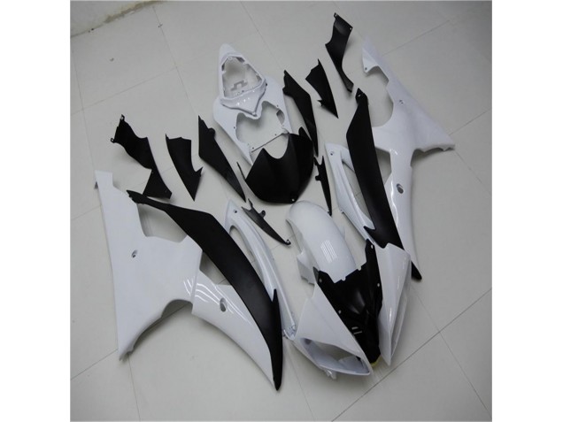 Blanc Noir Carénages Moto & Carrosserie Yamaha R6 08-16 Blanc Noir Carénages Moto & Carrosserie Yamaha R6 08-16