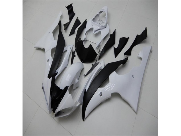 Blanc Noir Carénages Moto & Carrosserie Yamaha R6 08-16 Blanc Noir Carénages Moto & Carrosserie Yamaha R6 08-16